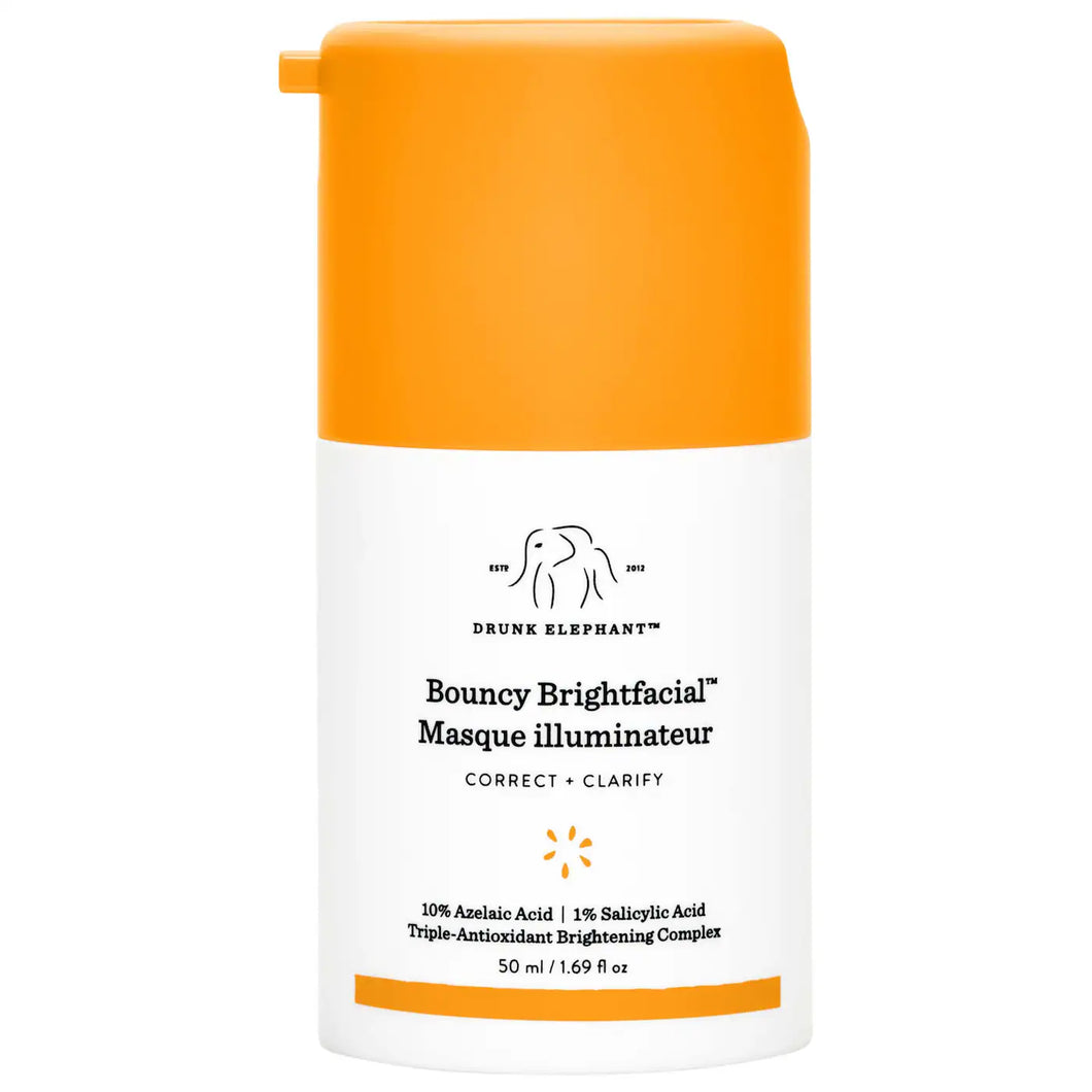 Drunk Elephant - BOUNCY BRIGHTFACIAL MASQUE ILLUMINATEUR MASK WITH 10% AZELAIC ACID + 1% SALICYLIC ACID