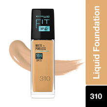 Cargar imagen en el visor de la galería, Maybelline - (310 Sun Beige) FITME MATTE + PORELESS FOUNDATION
