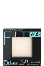 Cargar imagen en el visor de la galería, Maybelline - (100 Translucent) FIT ME MATTE + PORELESS POWDER
