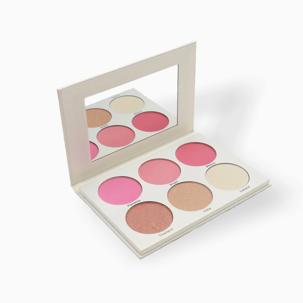 Muba Cosmetics - BLUSH & HIGHLIGHTER PALETTE