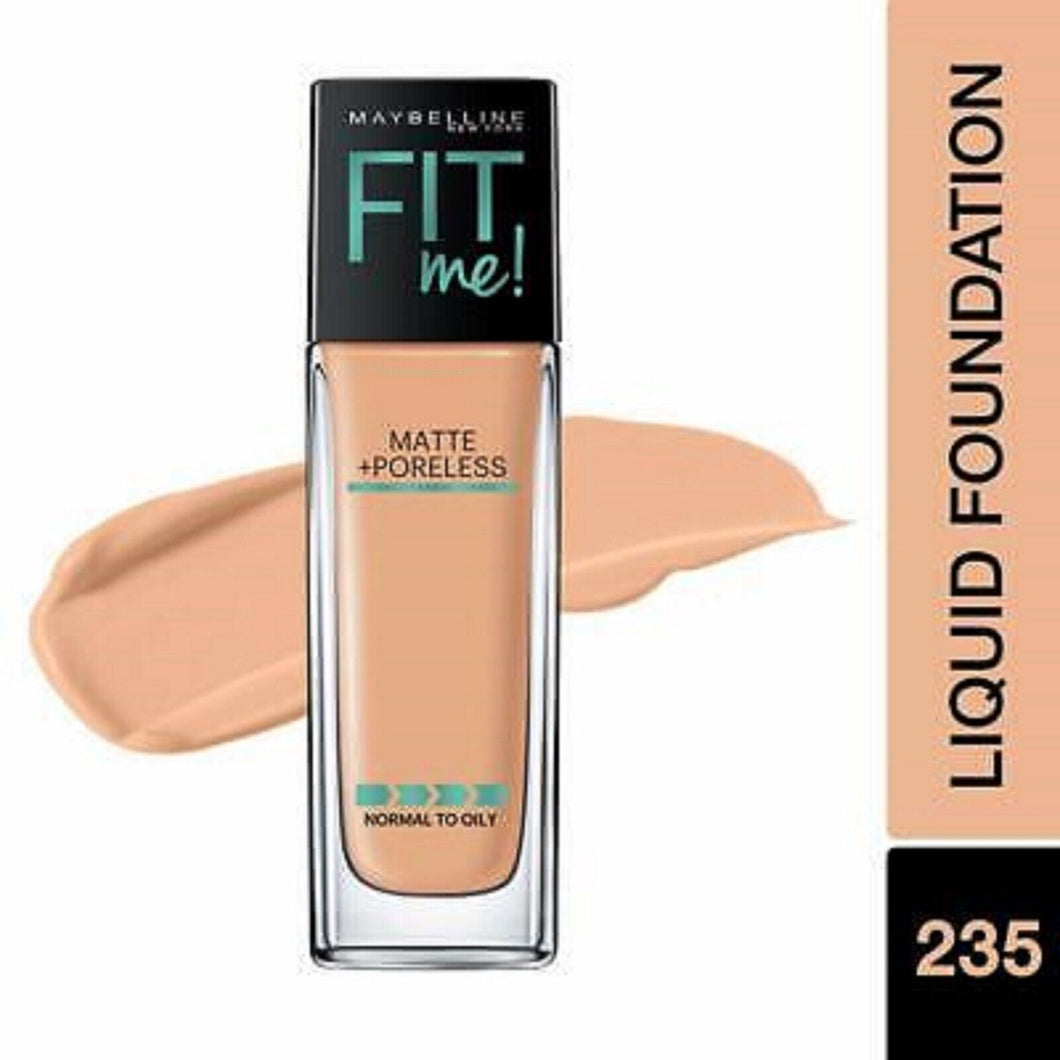 Maybelline - (235 Pure Beige) FIT ME MATTE + PORELESS FOUNDATION