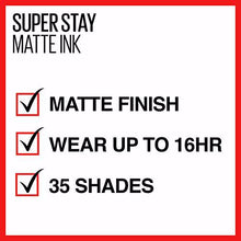 Cargar imagen en el visor de la galería, Maybelline - (50 Voyager) LIPSTICK SUPERSTAY MATTE INK
