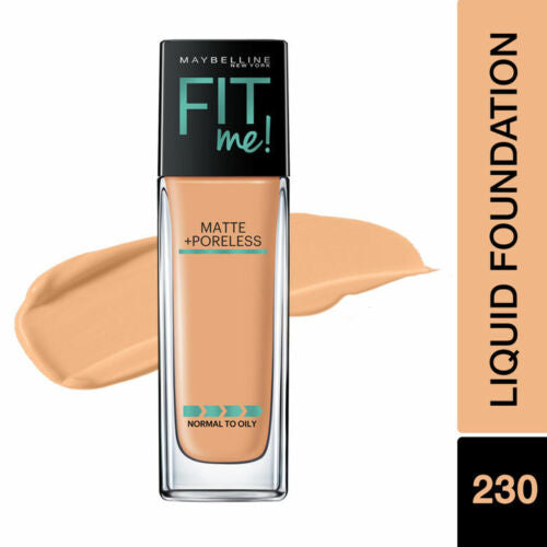 Maybelline - (230 Natural Buff) FIT ME MATTE + PORELESS FOUNDATION